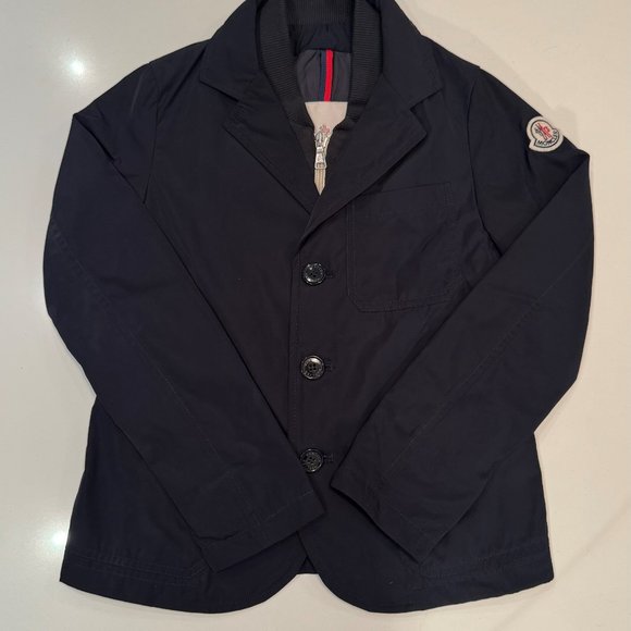 Moncler (Authentic) -Boys Blazer/ Jacket - Size 8 (Navy) - Picture 2 of 2